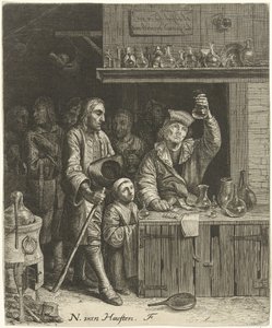 Piss Prophet and Peasant Family by Nicolaes van Haeften