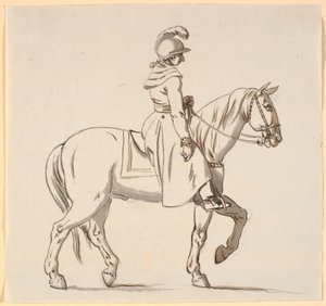 Caricature of a Rider (possibly for Christian V
