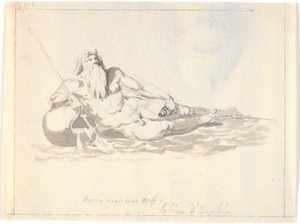 The Ocean, a Reclining Sea God