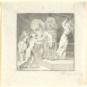 Sacrificial Scene by Nicolai Abildgaard