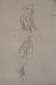 Standing Gentleman in Costume from ca. 1770. Struensee? by Nicolai Abildgaard