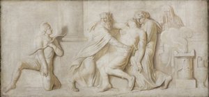 The Death of Achilles by Nicolai Abildgaard