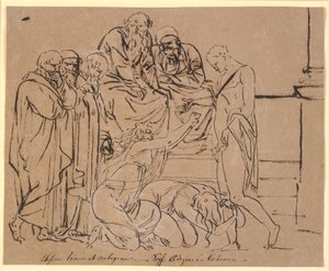Theseus Pleaded by Ismene and Antigone. After Sophocles
