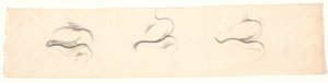 Three Studies of Mouths by Nicolai Abildgaard