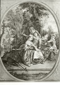 Music Class by Nicolas (after) Lancret