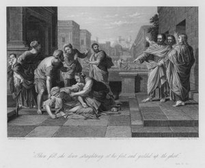 The Death of Sapphira, Acts V
