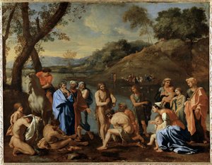 Saint John Baptizing the People