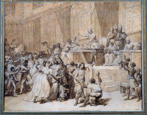 Abolition of Slavery by the National Convention (1794) by Nicolas Andre Monsiau