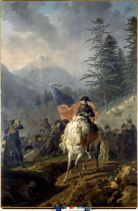 Napoleon Bonaparte crossed the Col de Saint Bernard by Nicolas Antoine Taunay