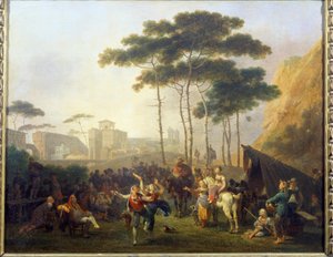 Village Dance by Nicolas Antoine Taunay