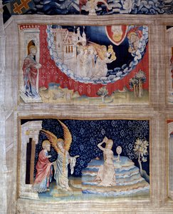 Curtain of Revelation (1373-1383) No. 64: An Angel Shows John the Condemnation of Babylon by Nicolas Bataille
