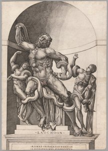 Laocoön by Nicolas Beatrizet