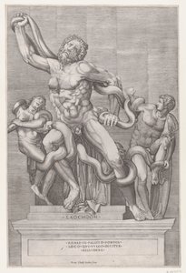 Speculum Romanae Magnificentiae: Laocoon by Nicolas Beatrizet