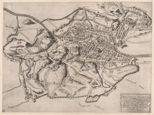 Speculum Romanae Magnificentiae: View of Rome from the East by Nicolas Beatrizet