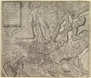 Speculum Romanae Magnificentiae: View of Rome from the West by Nicolas Beatrizet