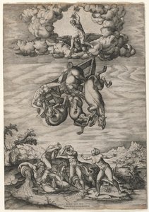 The Fall of Phaeton by Nicolas Beatrizet