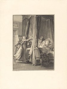 Death of Julie by Nicolas Delaunay after Jean Michel Moreau