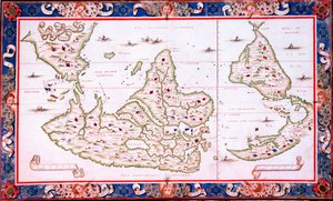 World map by Nicolas Desliens