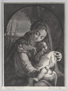 Virgin with the sleeping Christ child, 1708