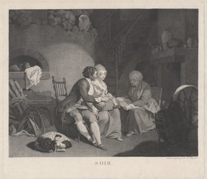 Evening by Nicolas Francois Regnault