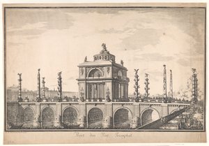 Project for a Triumphal Bridge by Nicolas Henri Jardin