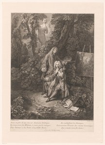 Two Gallant Men in a Park Landscape