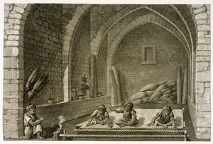 Weaving a Rug (Illustration)