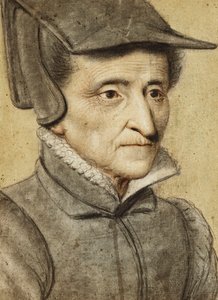 Portrait Head of an Old Woman by Nicolas Lagneau or Lanneau
