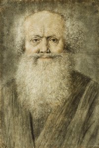Portrait of a Bearded Man, Bust Length by Nicolas Lagneau or Lanneau