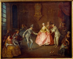 Before the Costume Ball by Nicolas Lancret