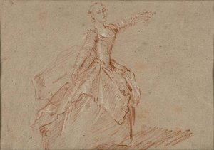 Study for The Dance Between the Pavilion and the Fountain by Nicolas Lancret