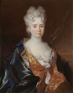 Portrait of Anne-Thérèse de Marguenat de Courcelles, Marquise de Lambert, c. 1710 by Nicolas Largillière de