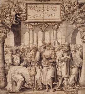 The Woman taken in Adultery by Nicolas Manuel Deutsch