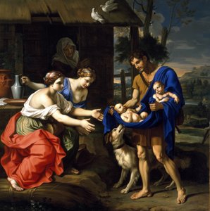 The Shepherd Faustulus Bringing Romulus and Remus to His Wife