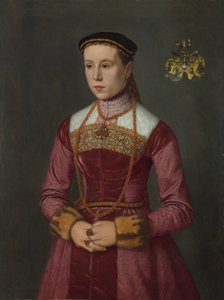 Portrait of a Young Lady, ca 1561 by Nicolas Neufchatel