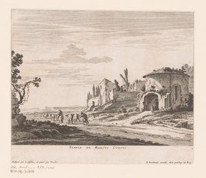 Temple of Marcus Cursus by Nicolas Perelle