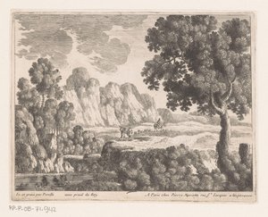 Plain in Hilly Landscape with Figures