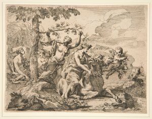 Rape of Europa by Nicolas Pierre Loir