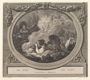 The Milk Pot by Nicolas Ponce after Jean Honoré Fragonard