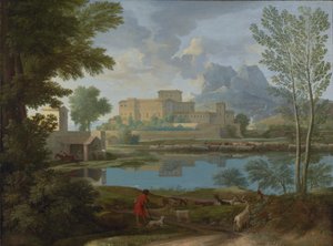 Landscape with a Calm by Nicolas Poussin
