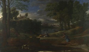 Landscape with a Man Killed by a Snake, 1648