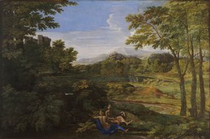Landscape with Two Nymphs and a Snake