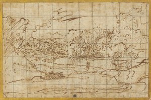 Road along a Winding River by Nicolas Poussin