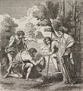 Shepherds of Arcadia (after Nicolas Poussin) by Nicolas Poussin