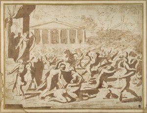 Study for the Abduction of the Sabine Women by Nicolas Poussin