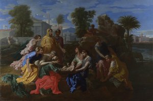 The Finding of Moses, 1651 by Nicolas Poussin