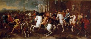 The Hunt of Meleagre by Nicolas Poussin