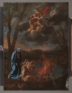 The Return of the Holy Family to Nazareth, c.1627 by Nicolas Poussin