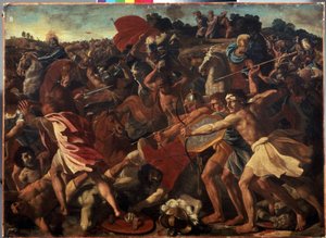 Victory of Joshua over the Amalekites by Nicolas Poussin