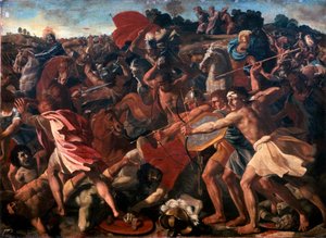 Victory of Joshua over the Amalekites by Nicolas Poussin